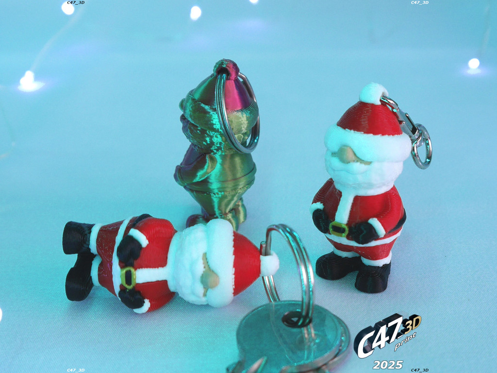 Мини Санта - брелок