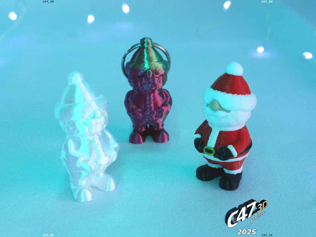 Мини Санта - брелок