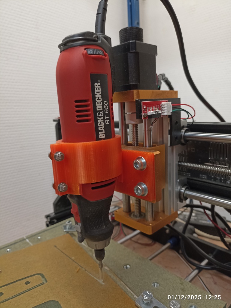 Поддержка для Mintool RT650 на CNC 3018