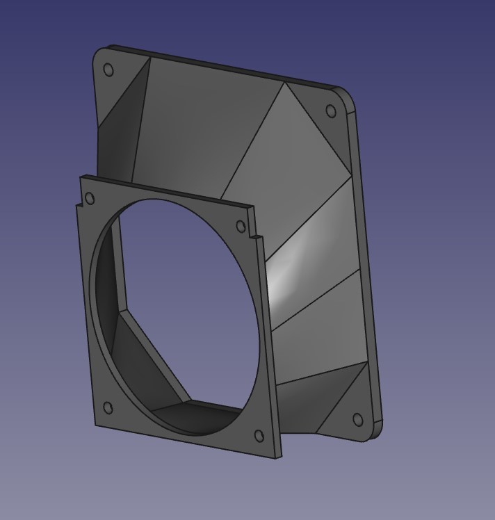 Адаптер для вентилятора 120x120 для усилителей Crown