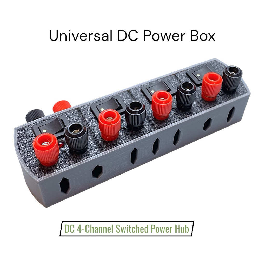 DC Распределительный Бокс 4 Канала для Охлаждения 3D Принтеров
