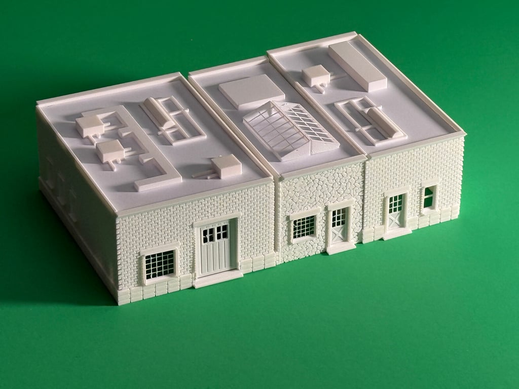 Кирпичные и каменные здания 1:87 HO