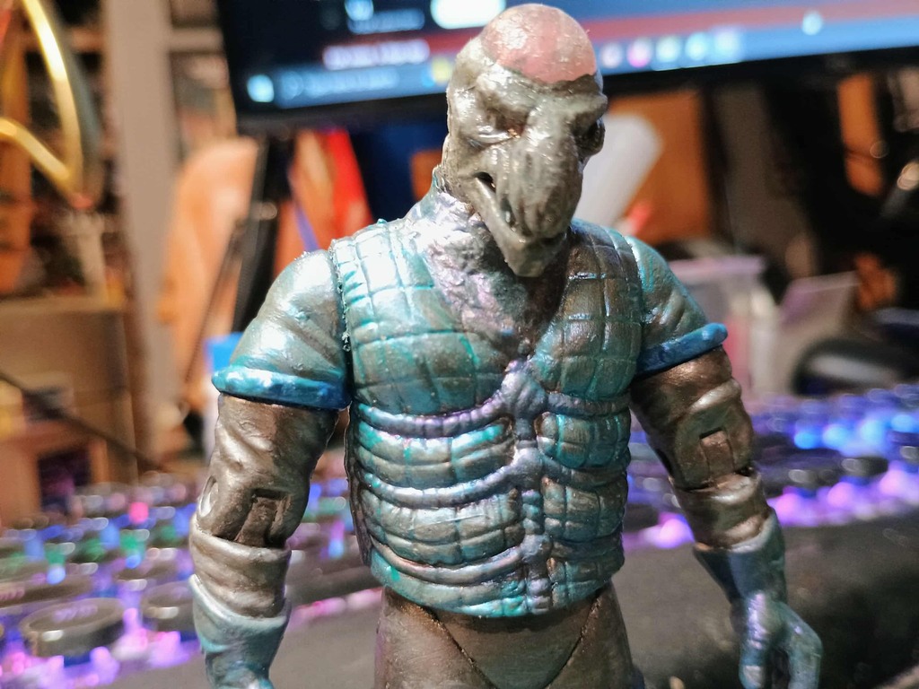 Голова фигурки Gallamite из Star Trek