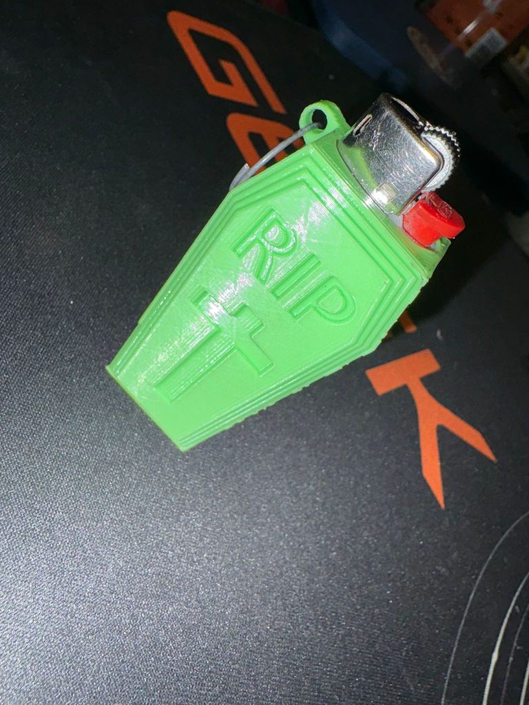 Держатель для зажигалки в форме гроба