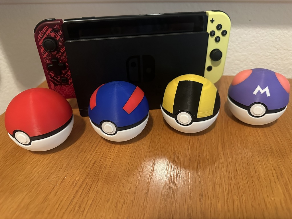 Коробка для игр Switch в виде Покебола