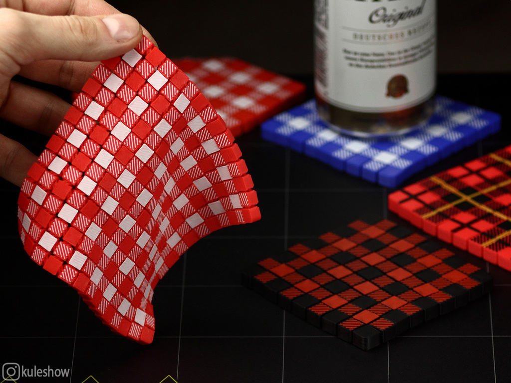 Гибкая клетчатая салфетка