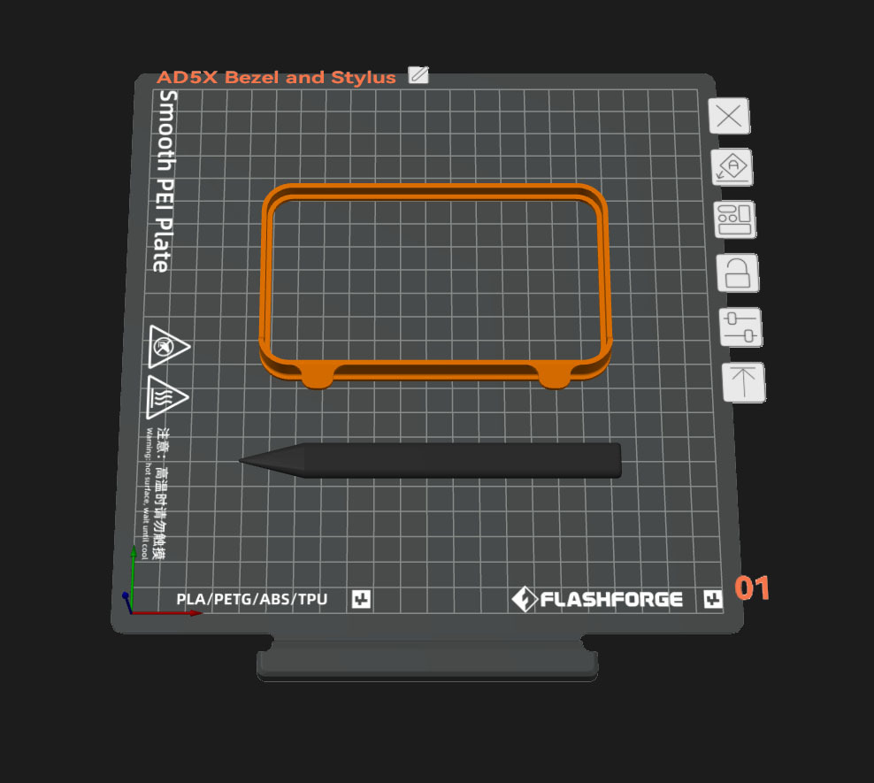 Ободок и стилус для AD5X