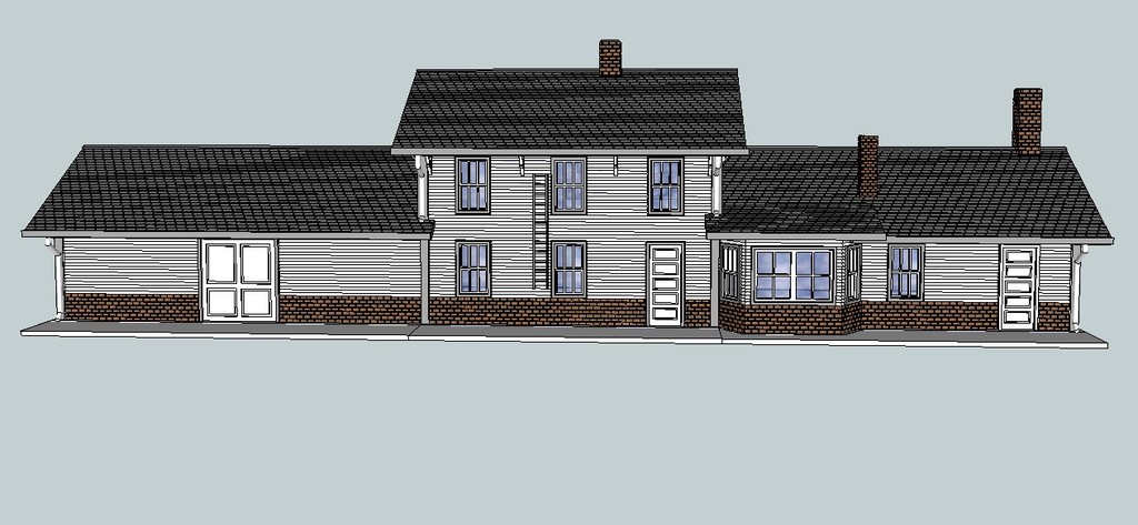 Модель депо Milwaukee в Tripp, SD