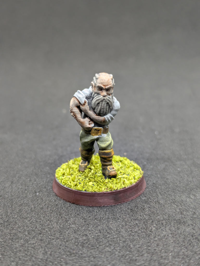 Миниатюра карлика-бойца