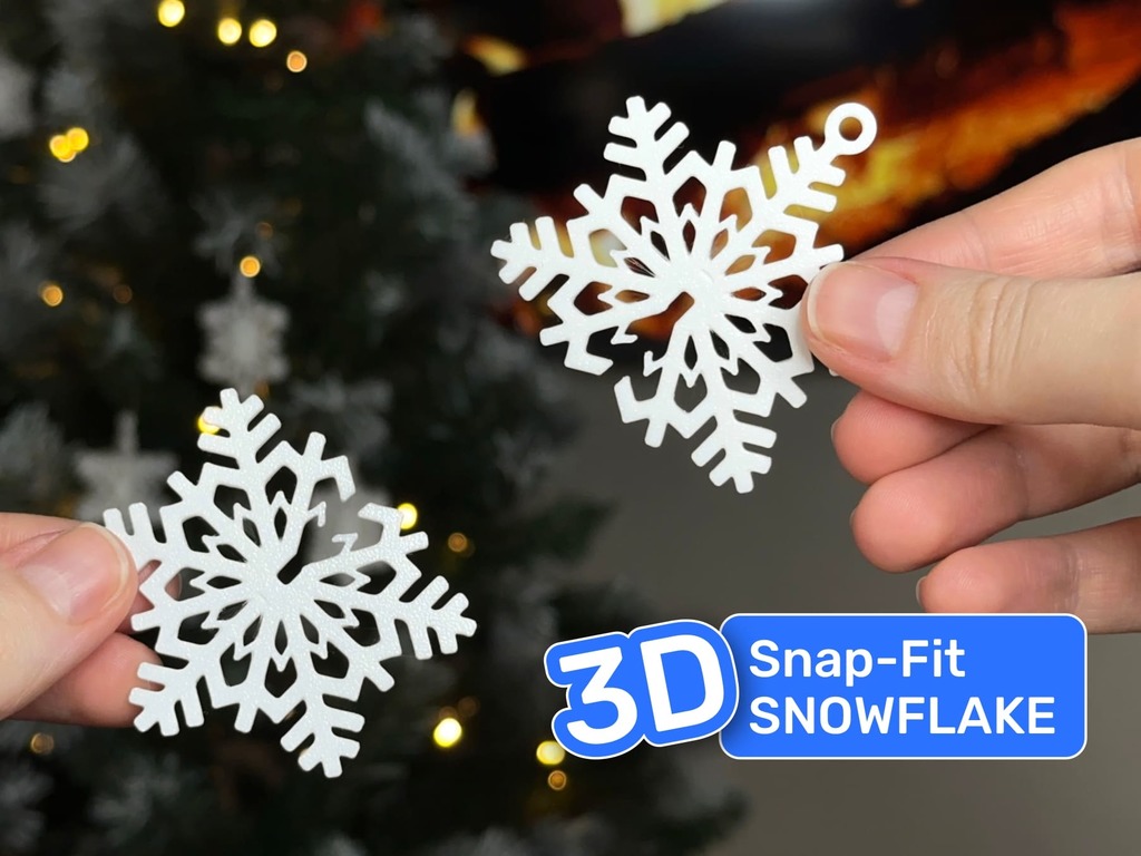 3D Снежинка Пазл для Новогоднего Декора