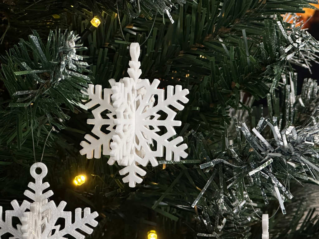 3D Снежинка Пазл для Новогоднего Декора