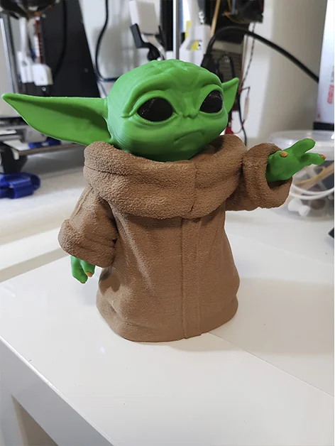 Модель Baby Yoda - Бесплатный образец