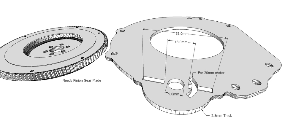 Пакет расширения для двигателя Toyota 22RE