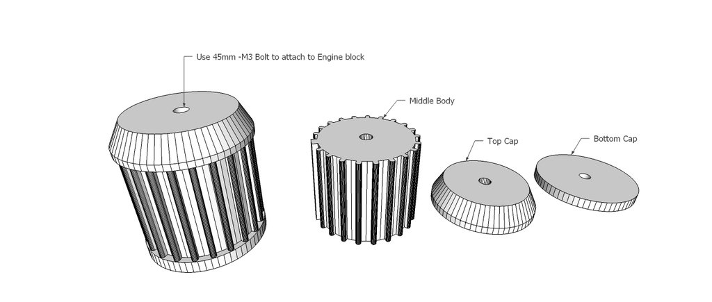 Пакет расширения для двигателя Toyota 22RE