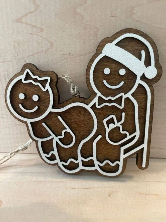 Веселая рождественская игрушка