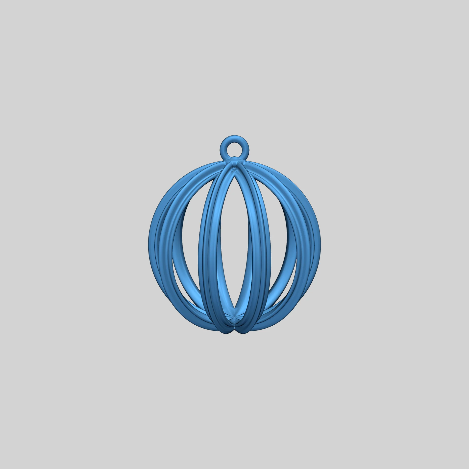 Открытый рождественский шар с ребрами 2025