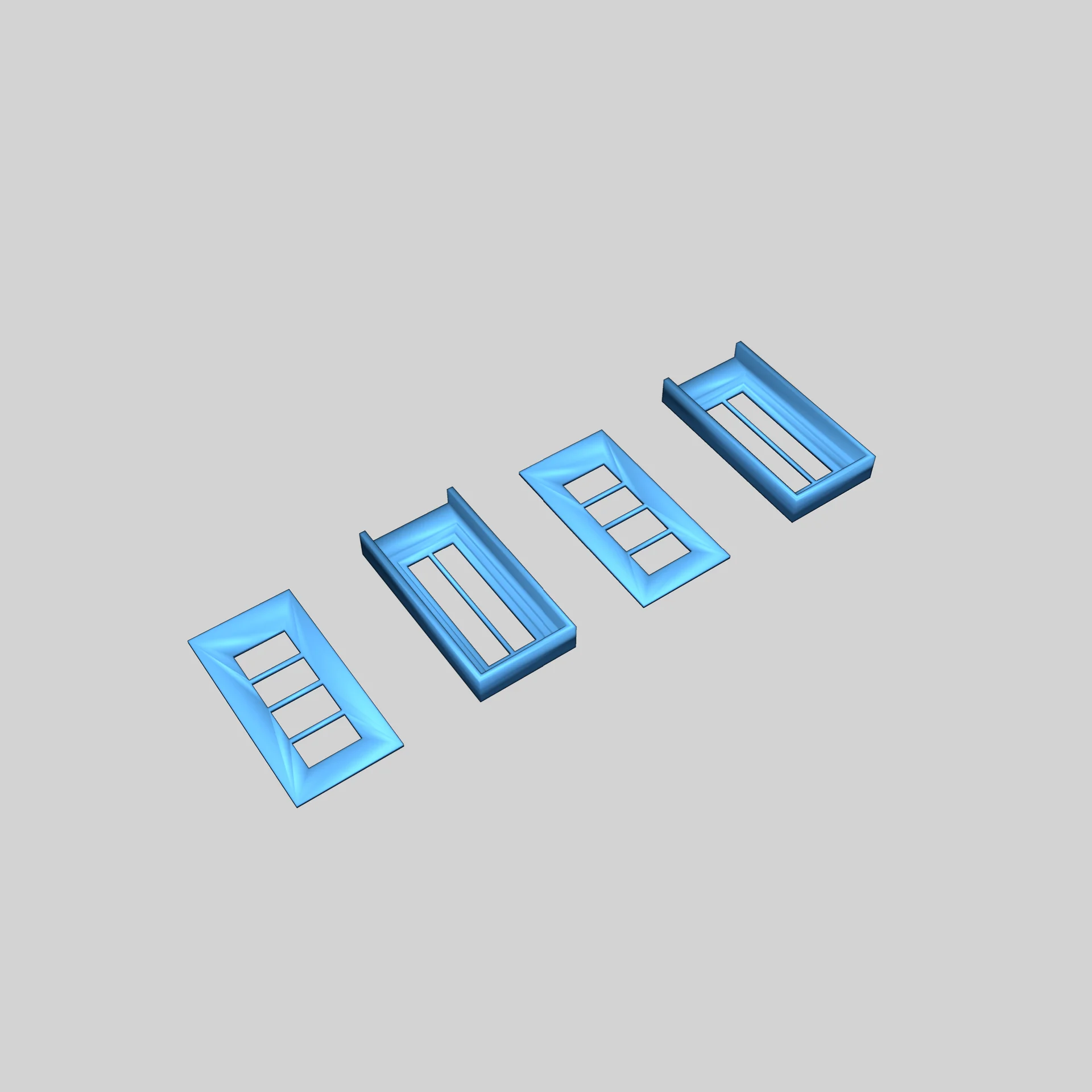 Коммерческое здание 1:87 HO масштаб