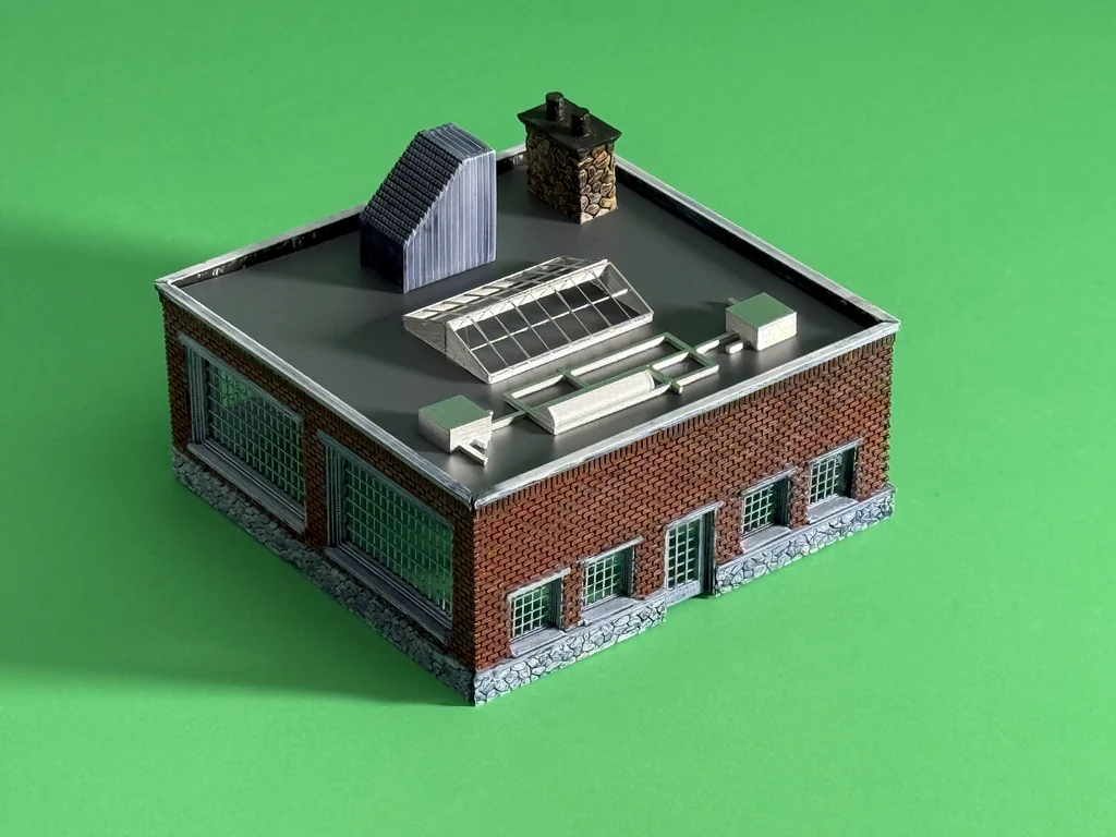 Коммерческое здание 1:87 HO масштаб