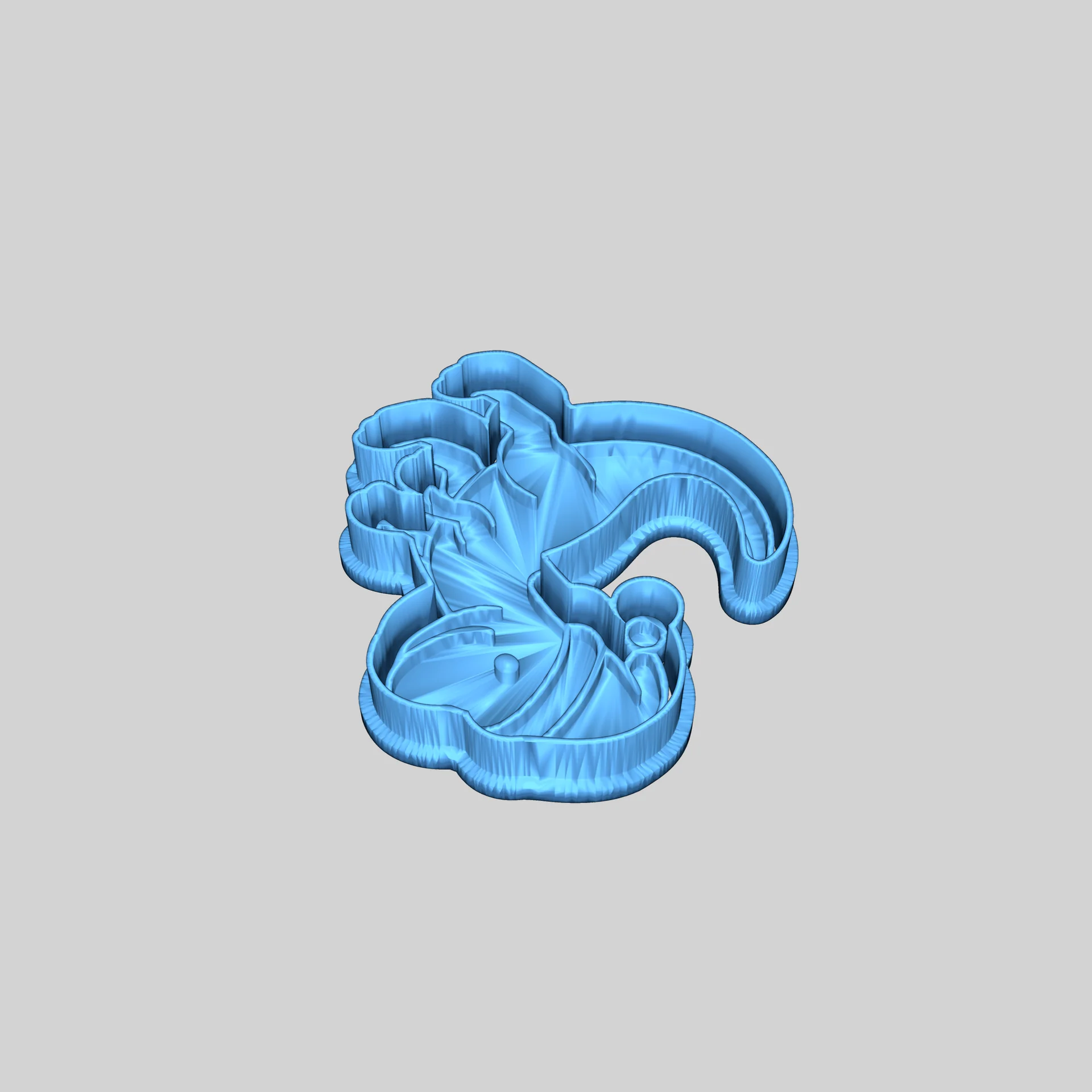 Картонный формовщик для печенья в форме велоцираптора на Рождество