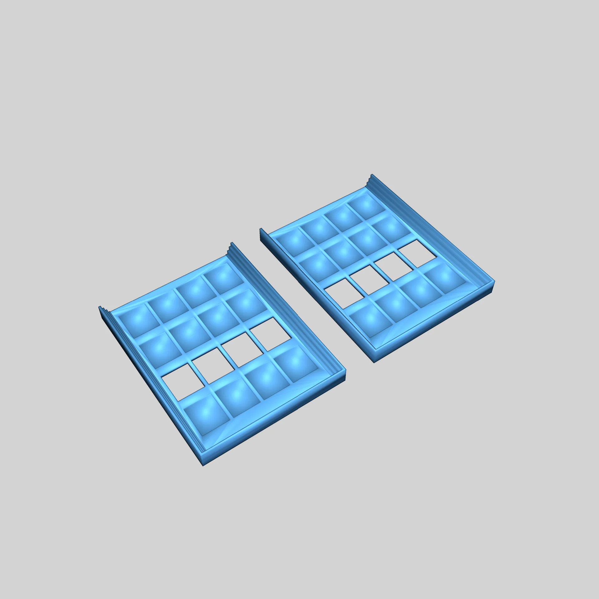 Модель здания из бетонных блоков 1:87 HO