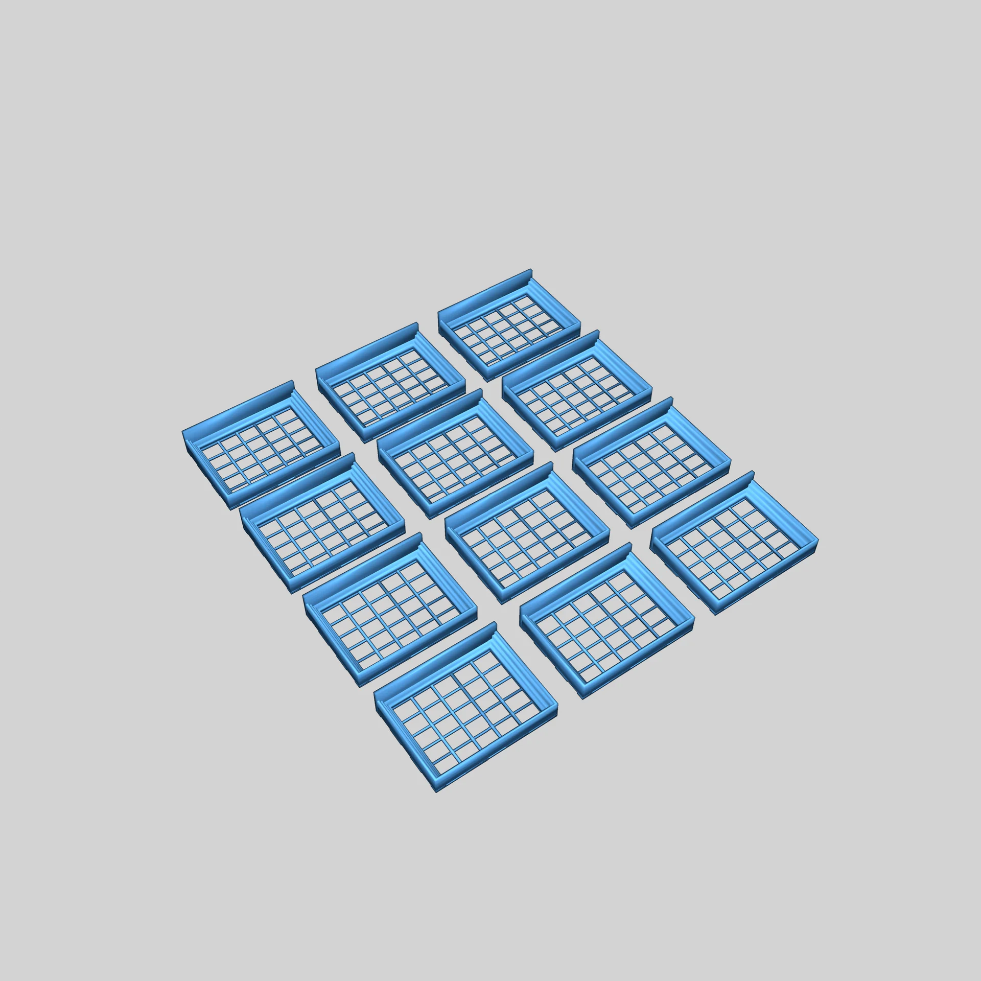 Модель здания из бетонных блоков 1:87 HO