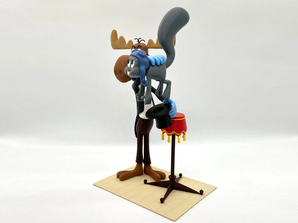 3D-модель Рокки и Булвинкля