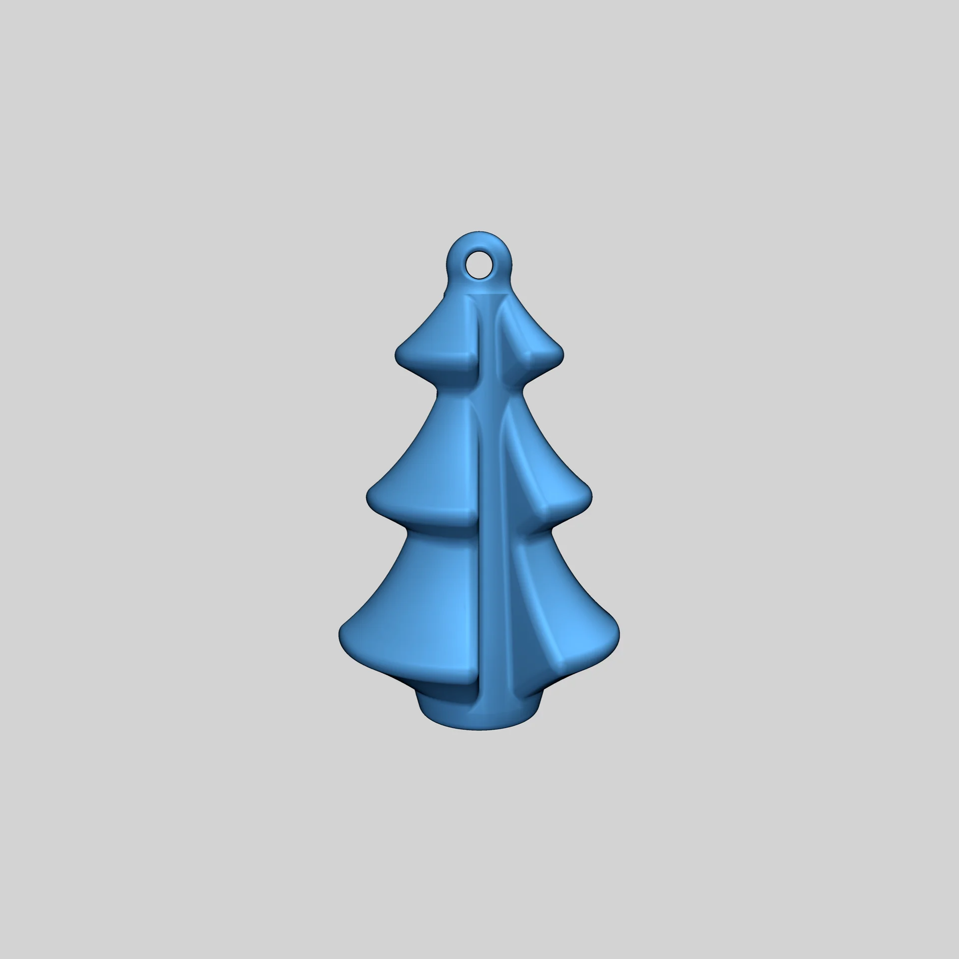 Серьги в форме новогодней елки