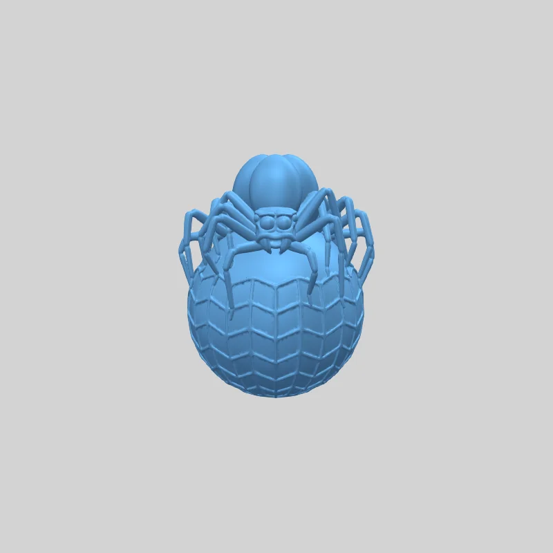 Новогодний шарик с пауками