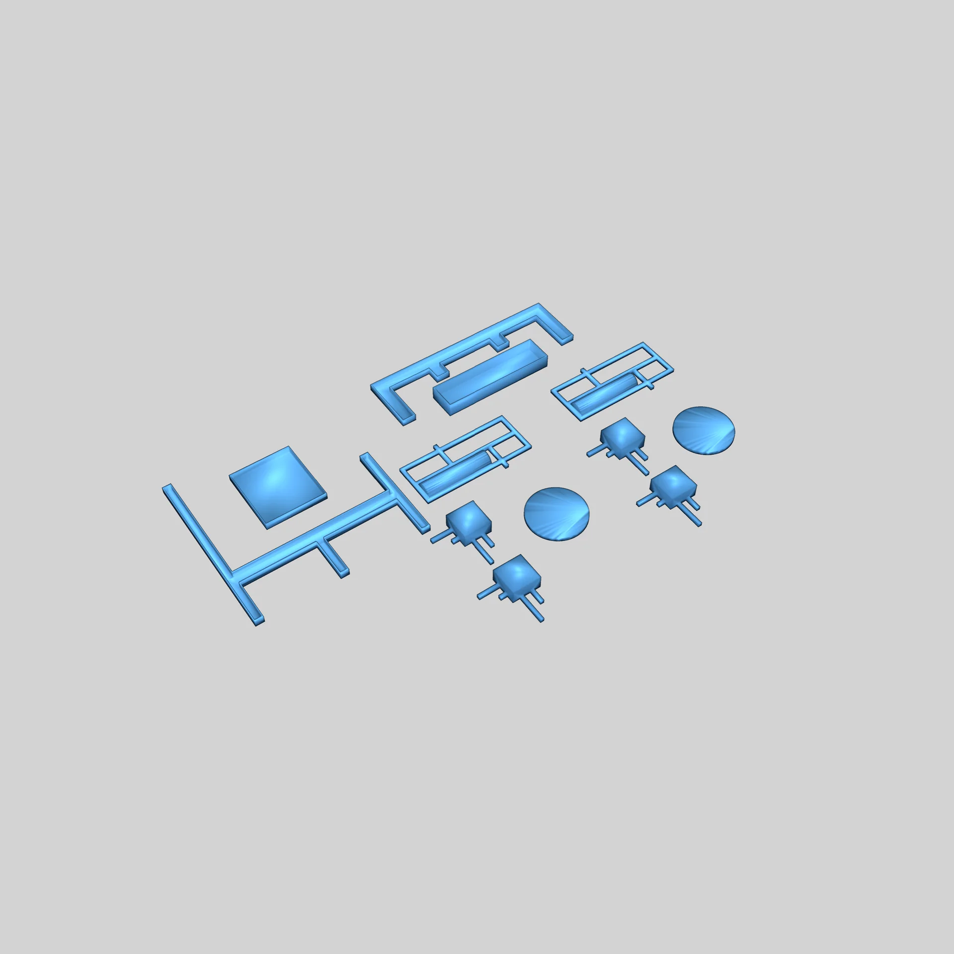 Модель склада POST and BEAM 1:87 HO SCALE