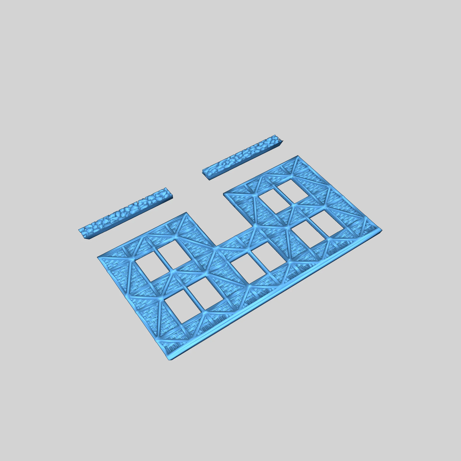 Модель склада POST and BEAM 1:87 HO SCALE