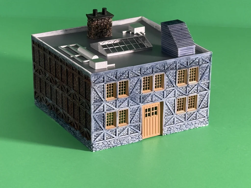 Модель склада POST and BEAM 1:87 HO SCALE