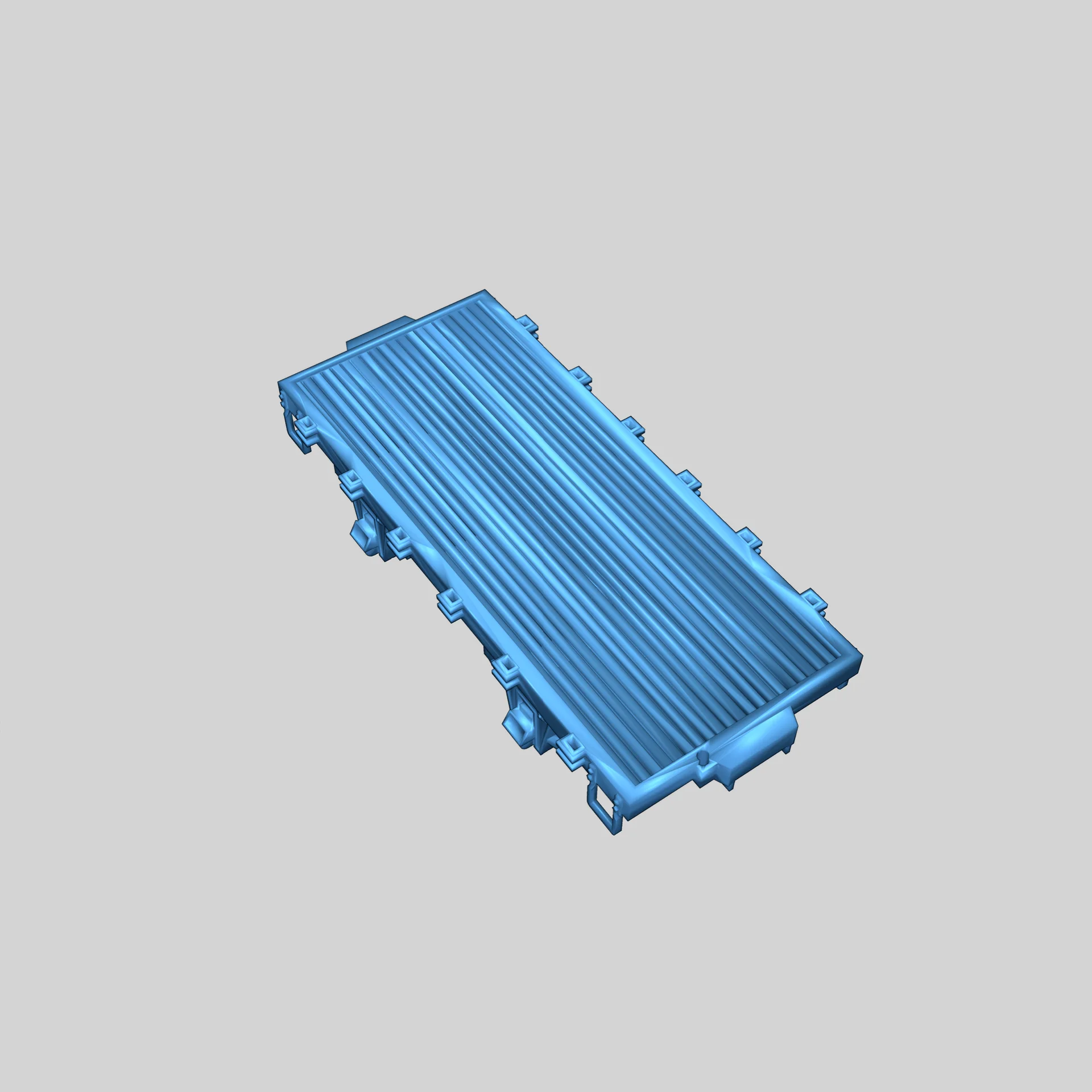 Плоский вагон на 12 тонн (HO масштаб)