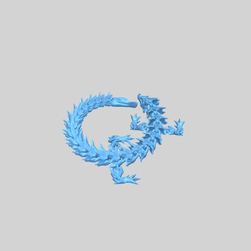 3D Модель Водяного Дракона