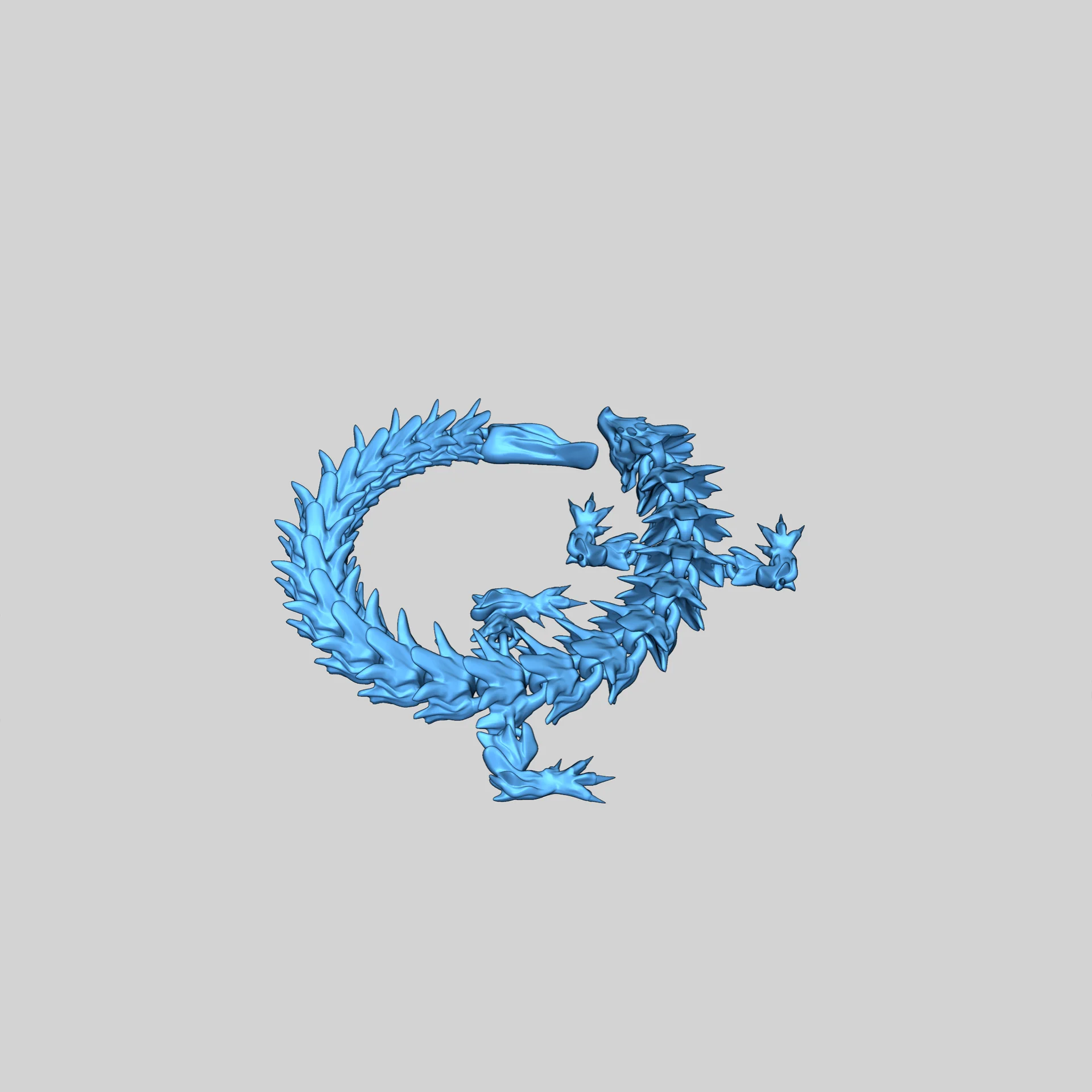 3D Модель Водяного Дракона