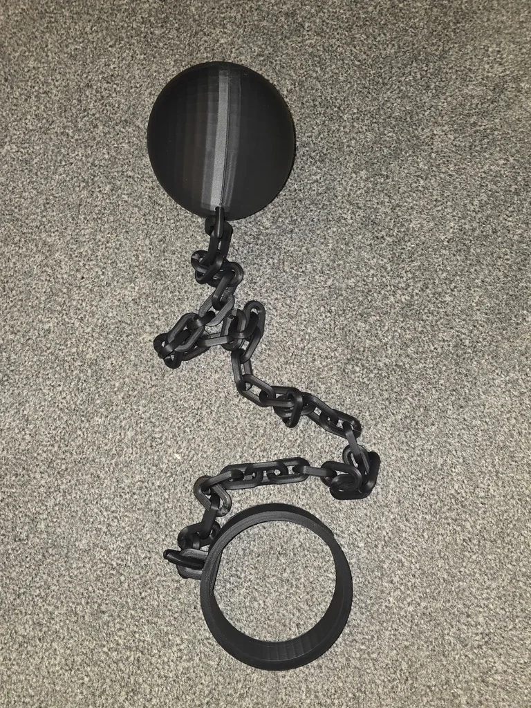 Модель: Шар и цепь для заключенного