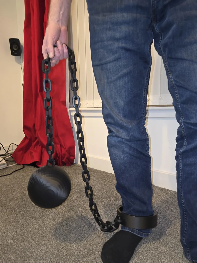 Модель: Шар и цепь для заключенного