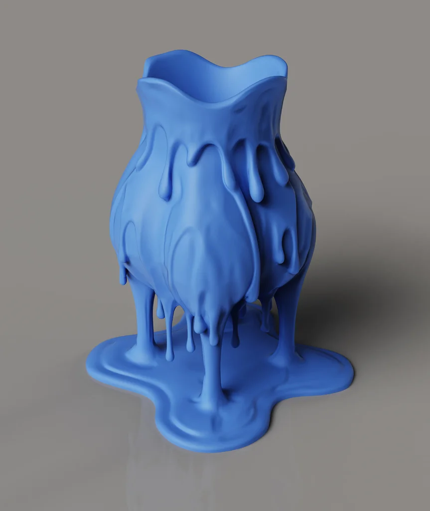 Ваза Melting Drip | Современный декор для дома