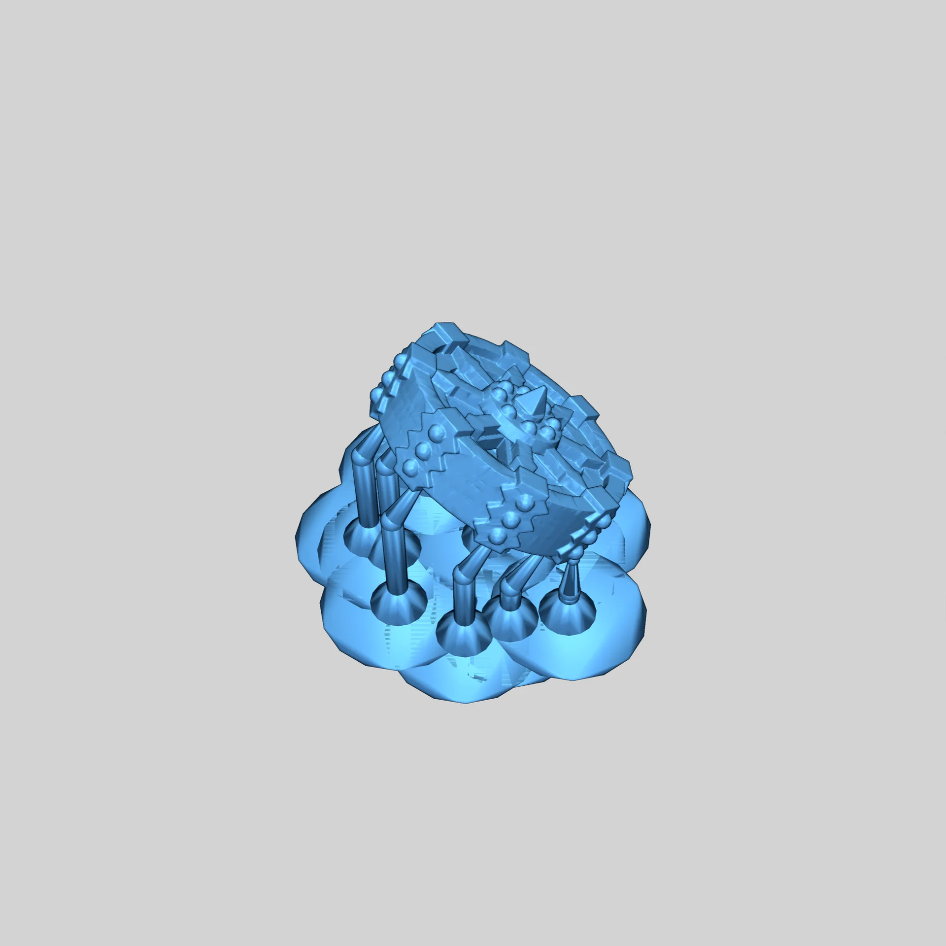 Tiny Chorfs Juggernaut: Модель для Chaos Dwarfs