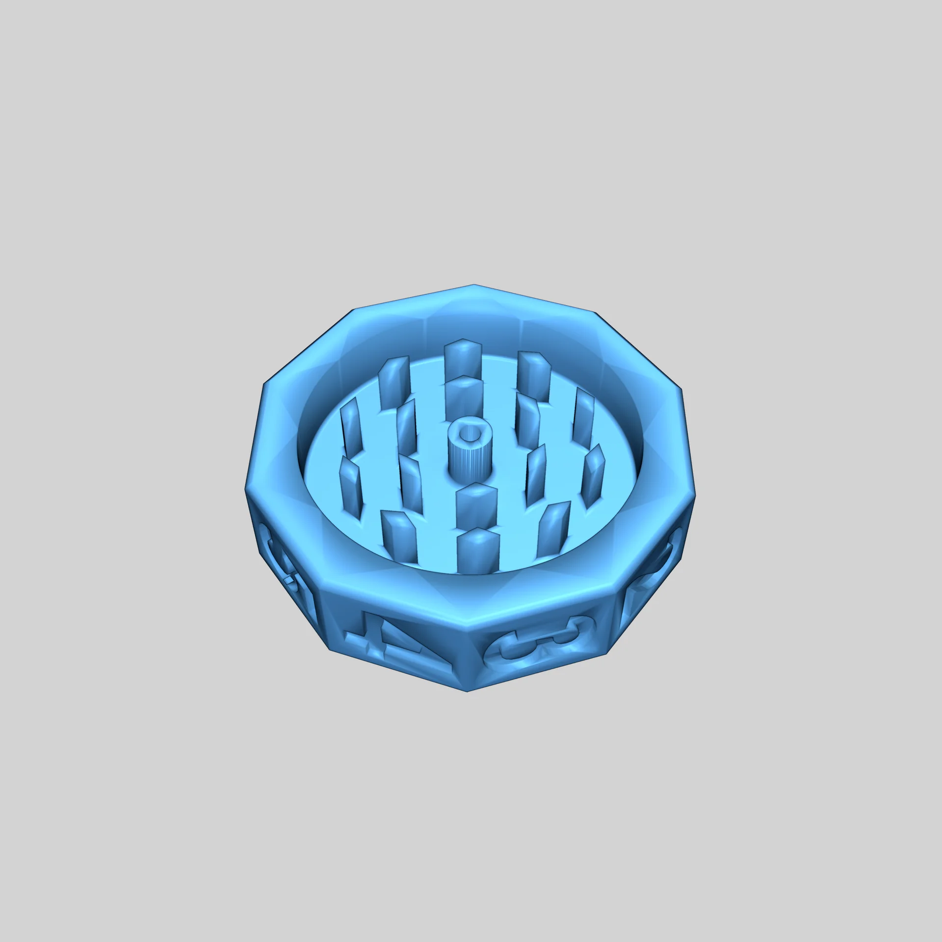 Модель для счета и измельчения трав