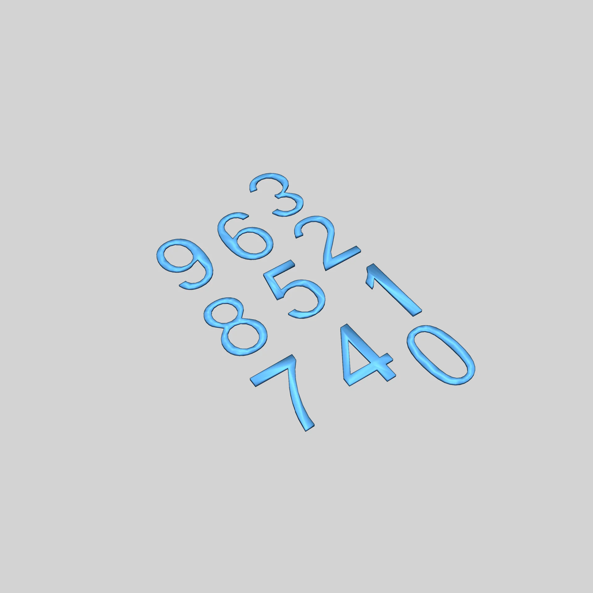 Модель для счета и измельчения трав