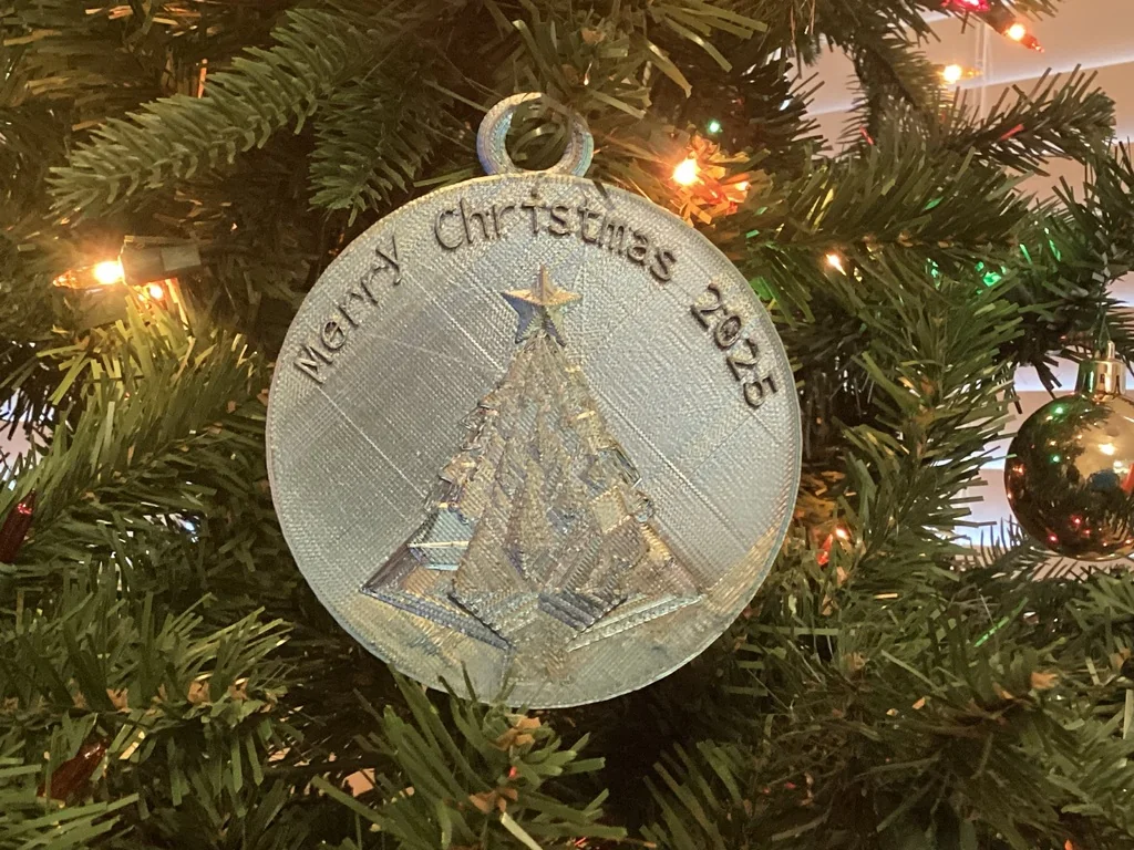  ornaments Merry Xmas 2025