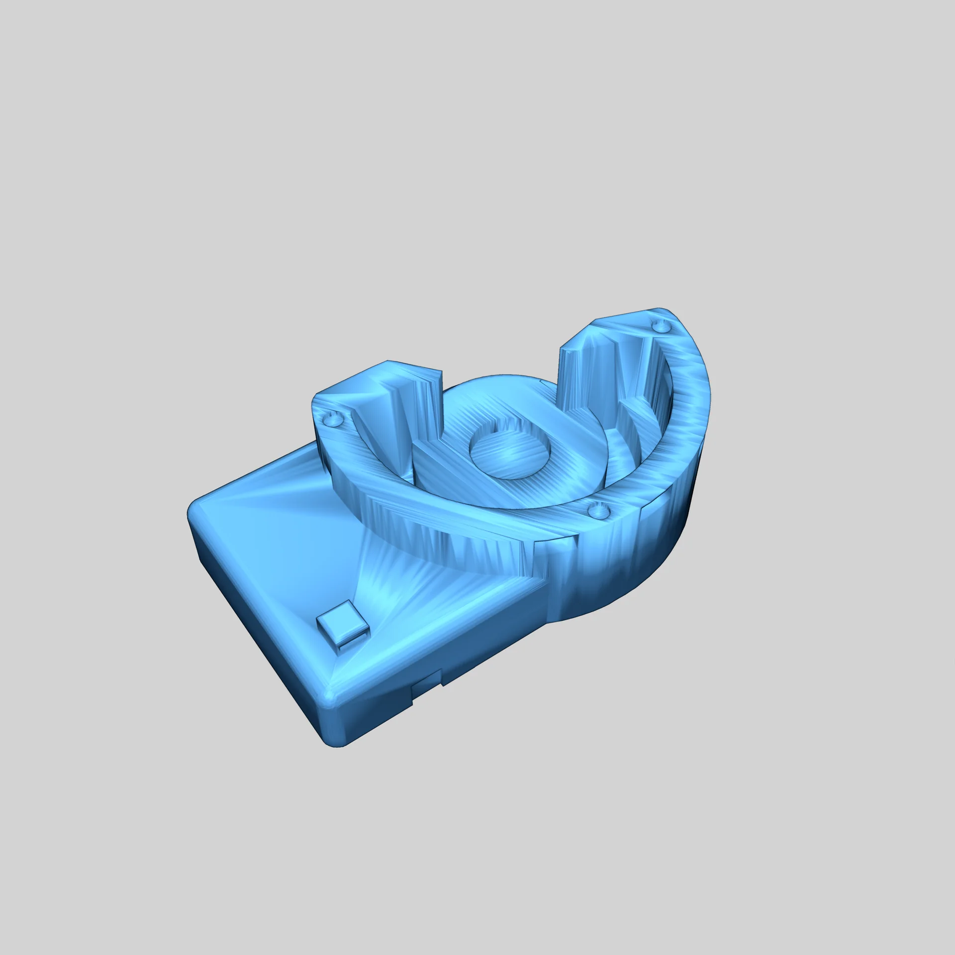 Модель батареи Тодта (бункер и турель)