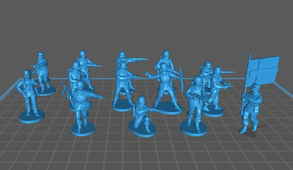 Финская пехота 28 мм Второй мировой войны