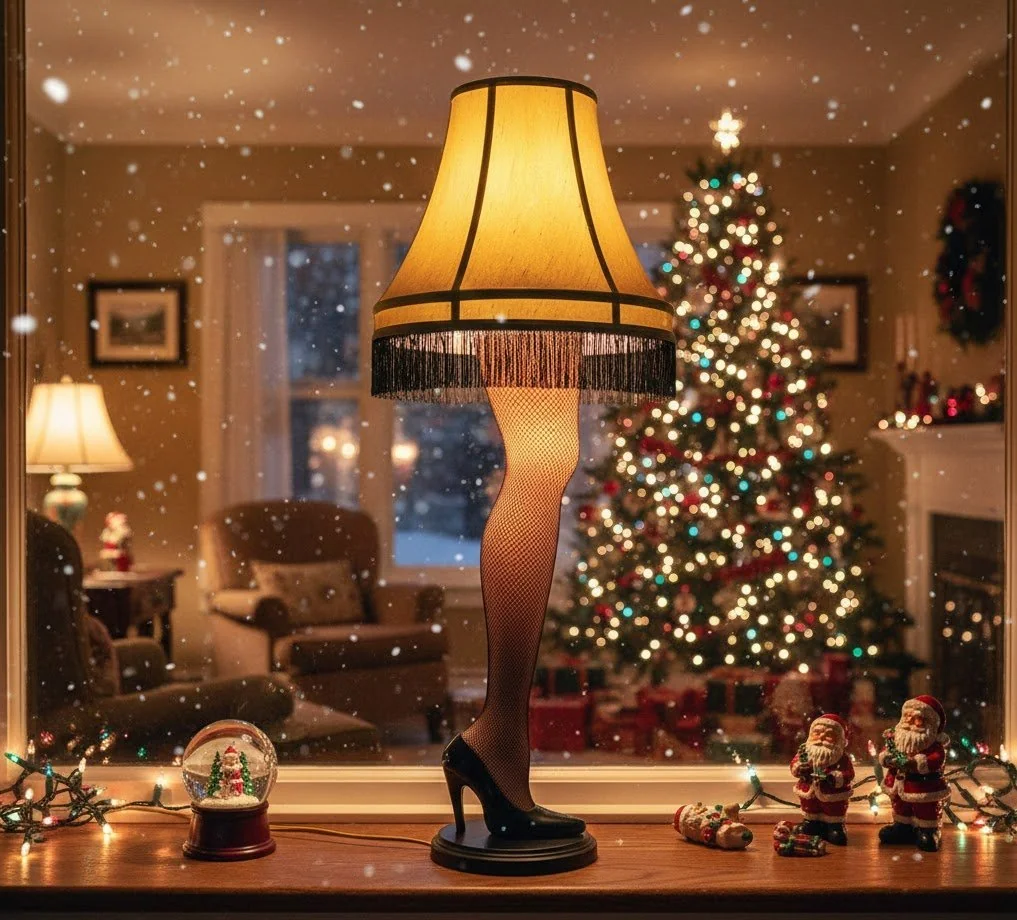 Лампочка с ногой из "Рождества" - 3D Модель