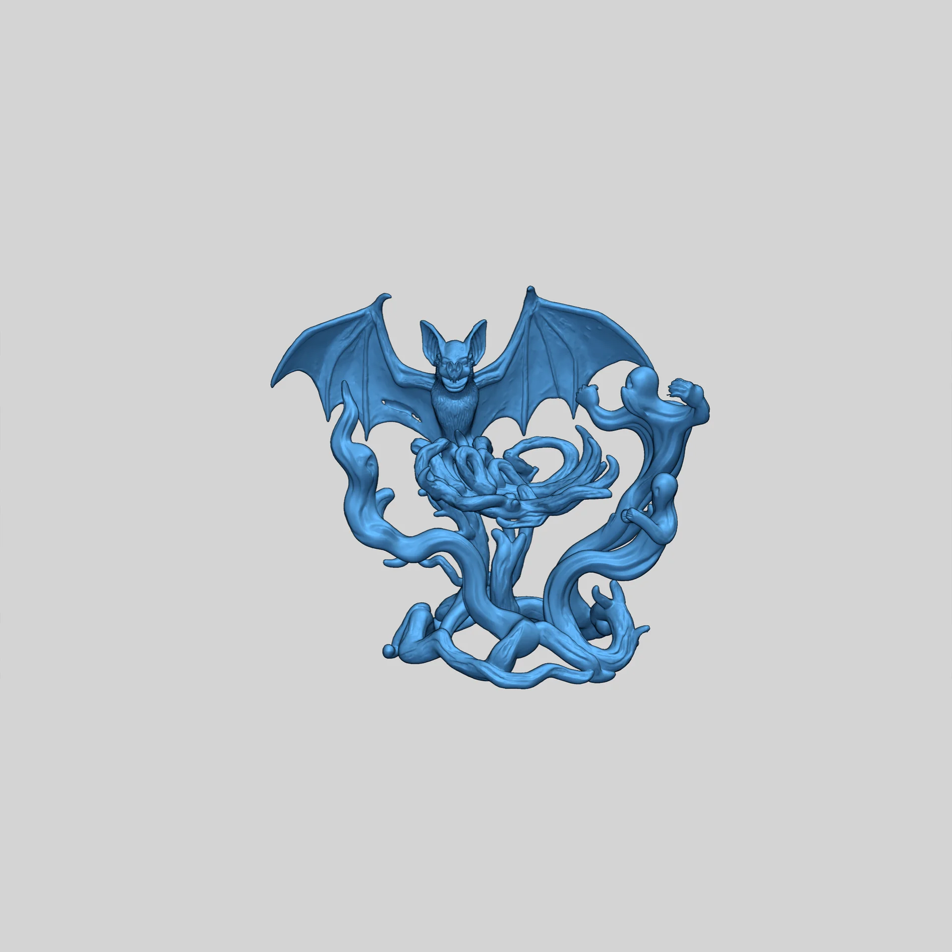 Подставка для часов "Зловещий Дух" - Готическая Бат и Призрак