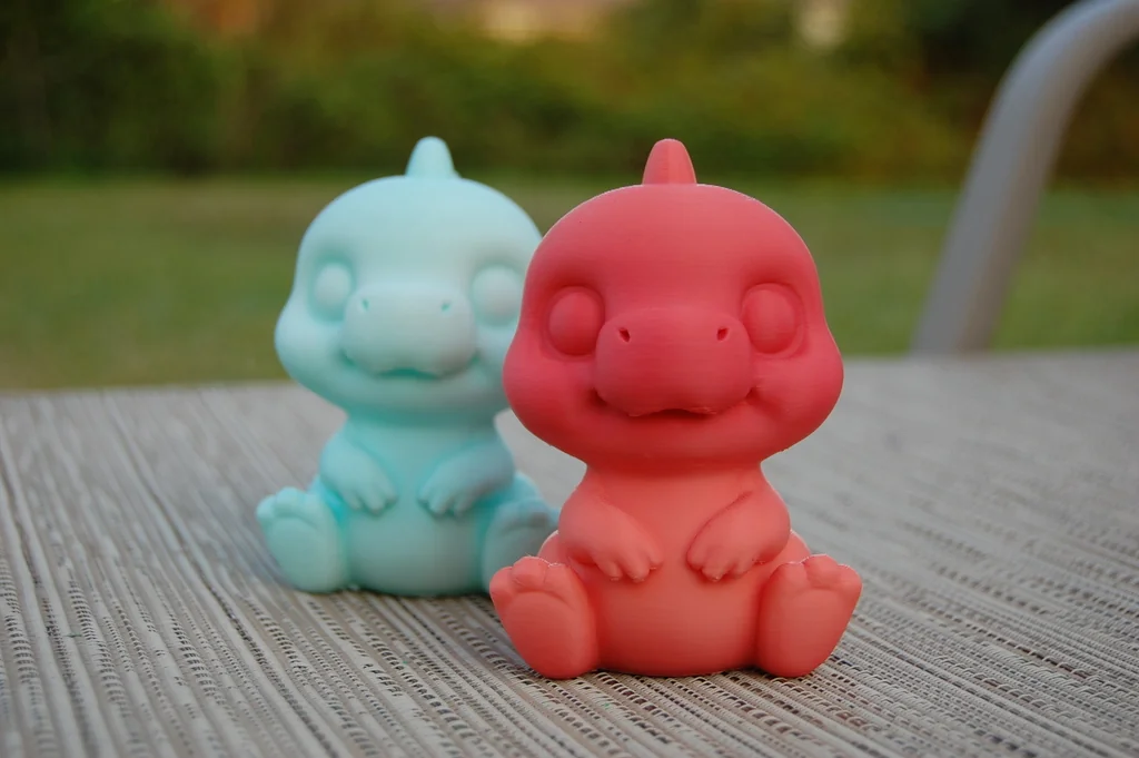 Очаровательный малыш динозавр для 3D-печати