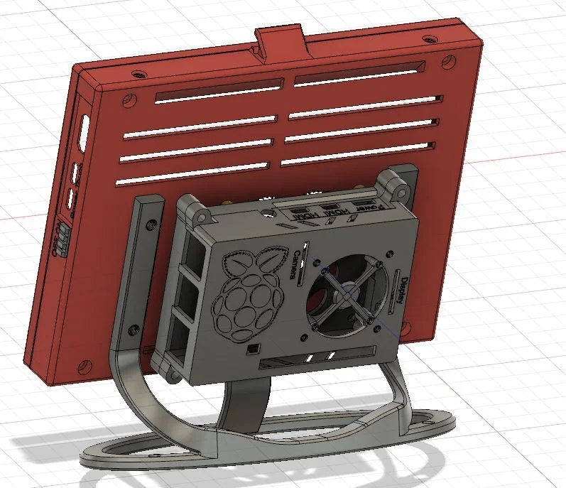 Корпус для Raspberry Pi и рамка для 7-дюймового дисплея