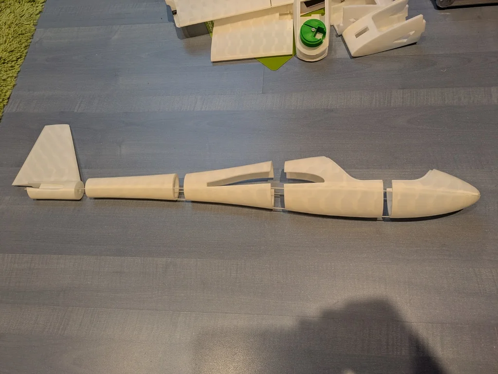 Печатаемый фюзеляж для планера Lidl