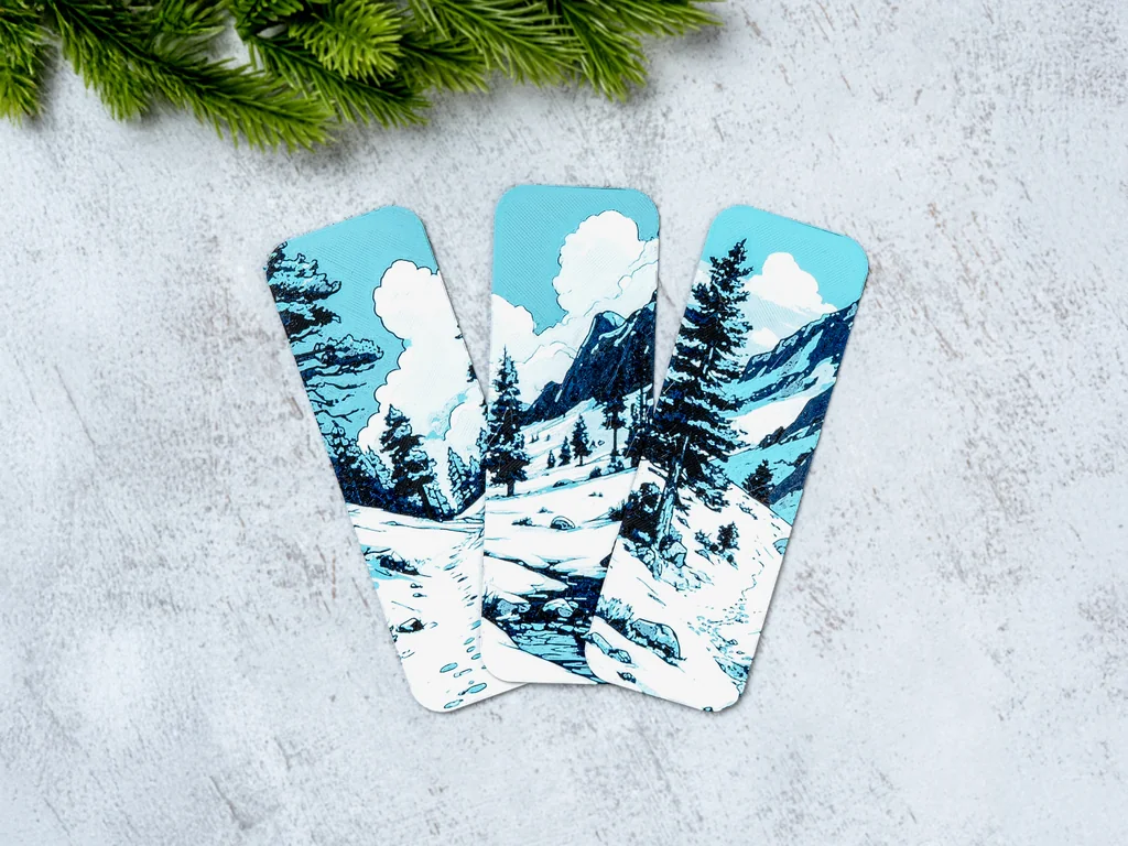 Закладки в зимнем стиле