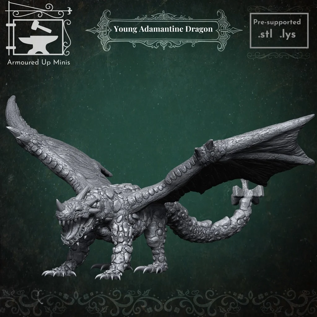 Модель Молодого Адамантинового Дракона